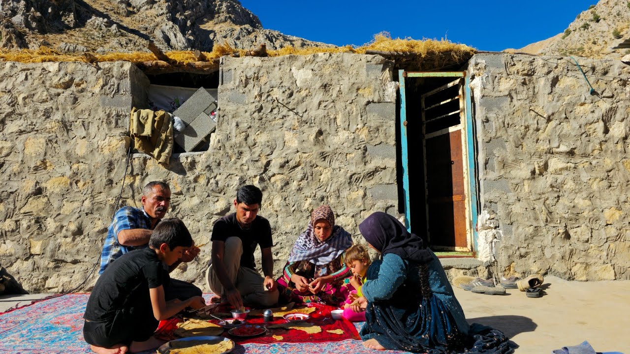 Morning to evening routine in nomadic life