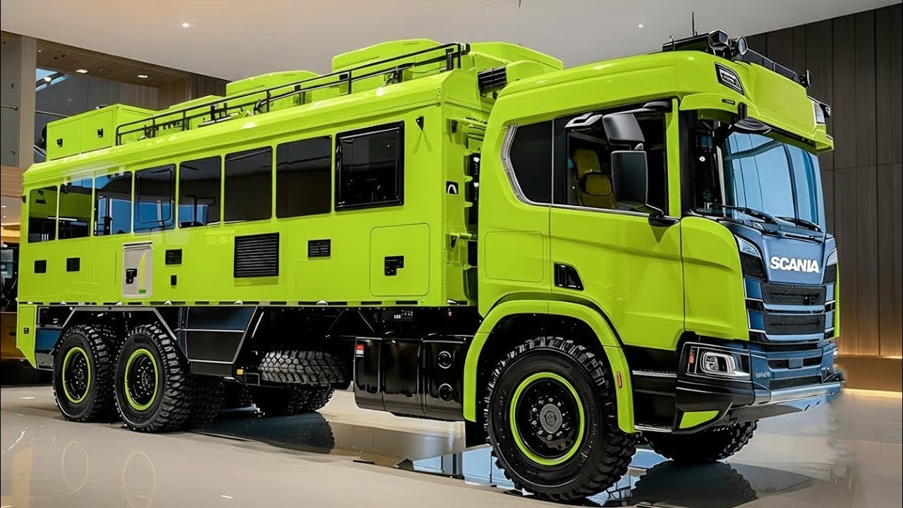 Автодом Scania Arctic Explorer 2026 года – идеальный роскошный автомобиль для экспедиций.