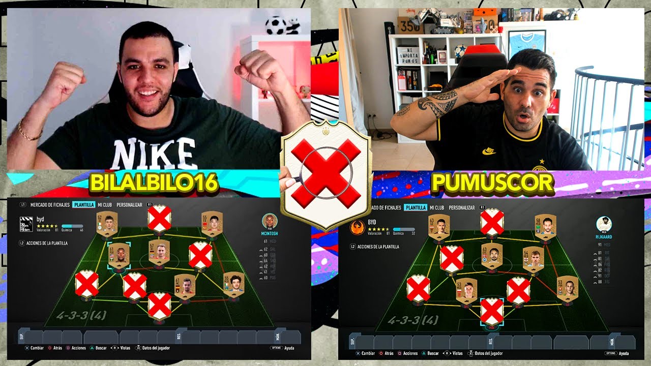 BUSCAR Y DESCARTAR 10 ICONOS A LOS BESTIA CON PUMUSCOR   FIFA 20