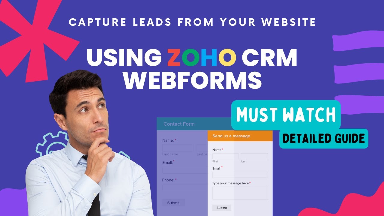 Configuring Zoho CRM webforms and connecting your website (Detailed Guide)
