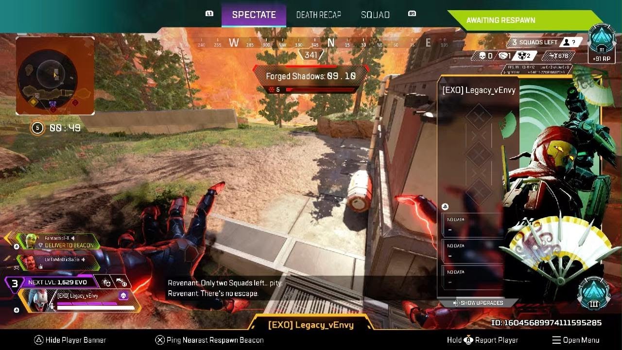 Control (17 kills with ultimate+ reactive P2020 skin)