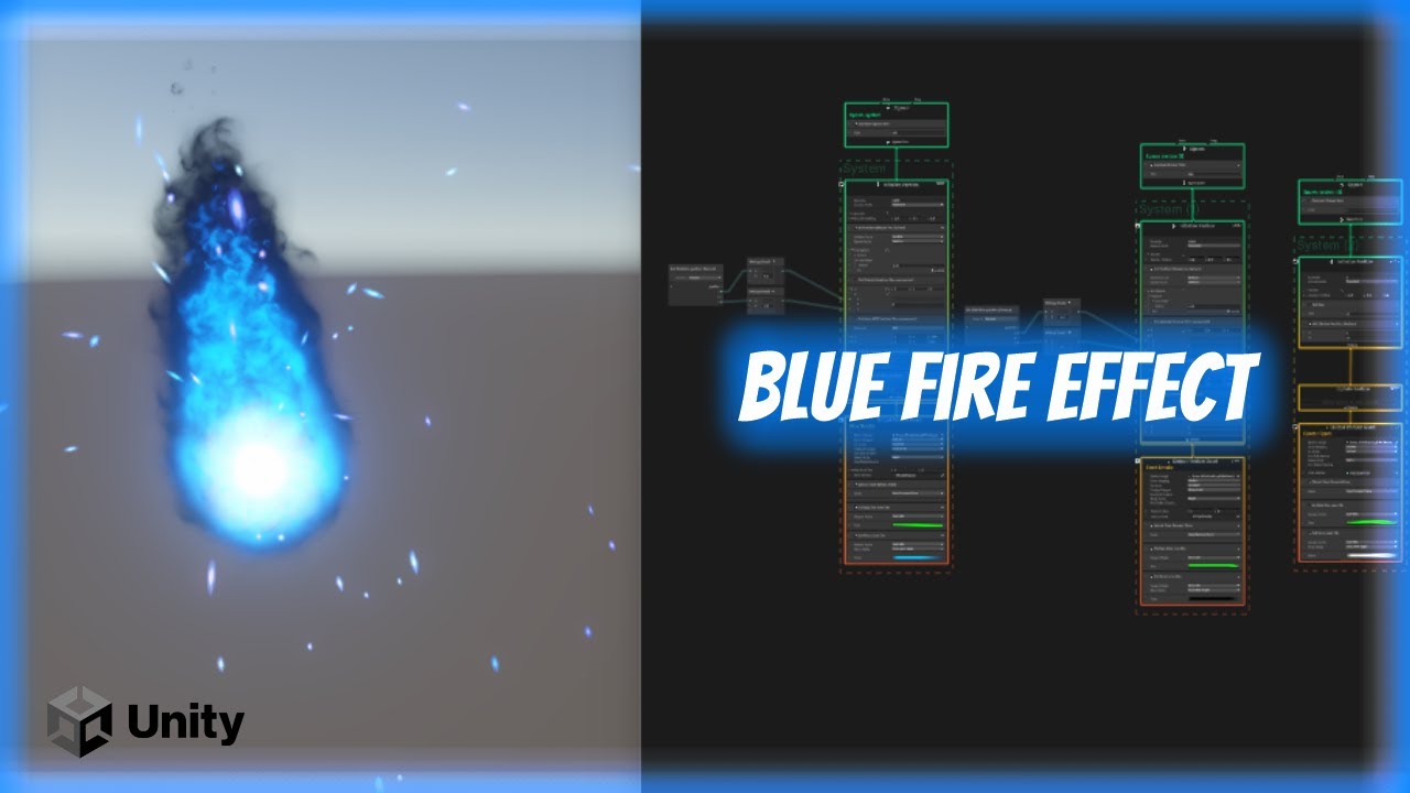 Blue Fire Effect - Unity Visual Effects