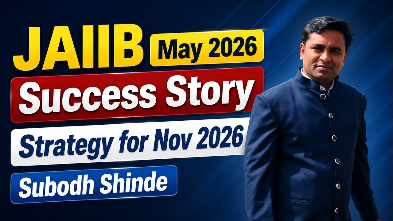 Meet JAIIB May 2026 Topper Subodh Shinde | JAIIB Nov 2026 Topper Strategy | JAIIB Topper Interview