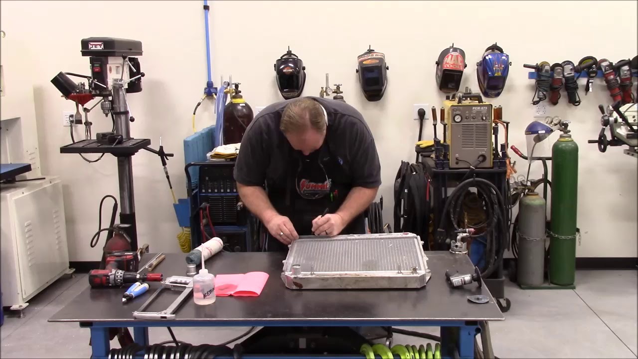 Aluminum Radiator Outlet Relocation