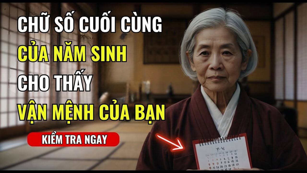 Chữ Số Cuối Năm Sinh Hé Lộ Số Mệnh Của Bạn – Kết Quả Có Thể Khiến Bạn Bất Ngờ! | Trí Tuệ Phật Giáo