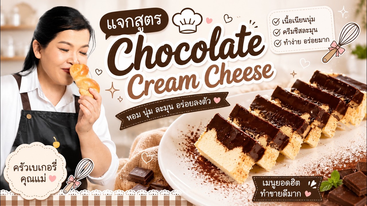 📌แจกสูตร 𝗖𝗵𝗼𝗰𝗼𝗹𝗮𝘁𝗲 𝗖𝗿𝗲𝗮𝗺 𝗖𝗵𝗲𝗲𝘀𝗲 🍫🧀