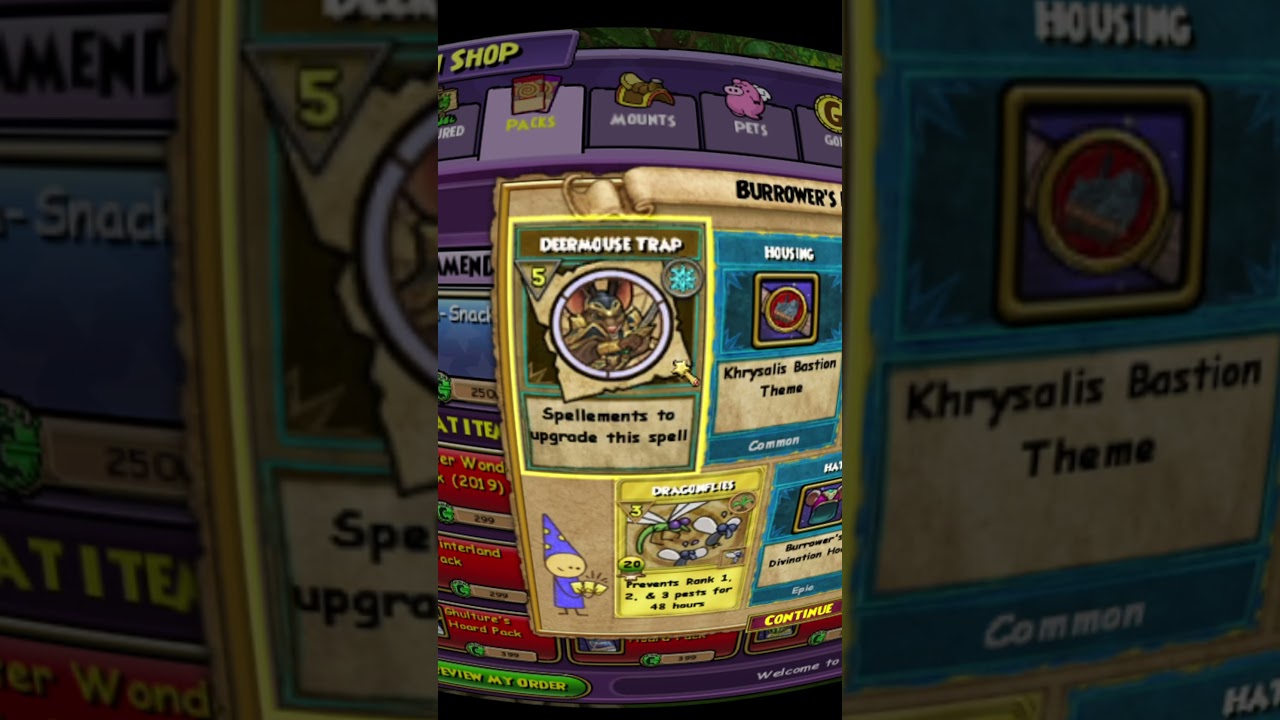 Average Wizard101 Pack Opening Experience