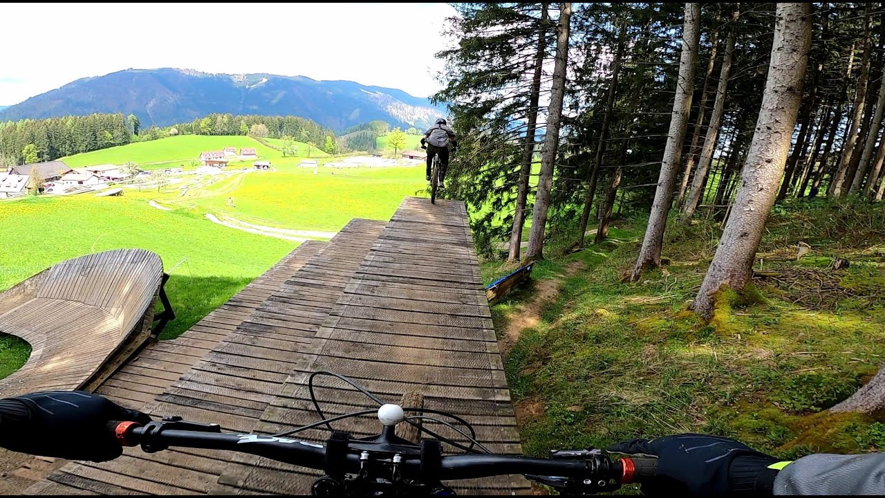 Bike Park Königsberg 2023 Freeride and Downhill line