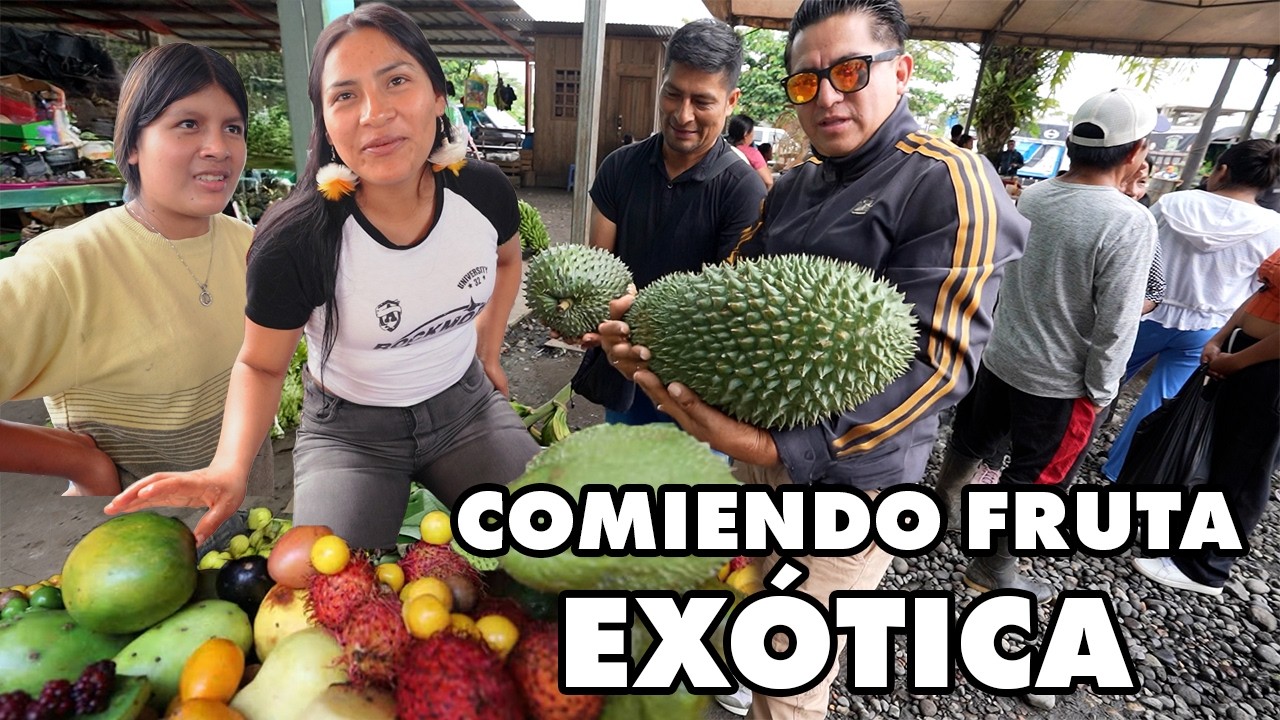 ¡El MERCADO MÁS EXÓTICO! de la Amazonia Ecuatoriana IGEOLEMA