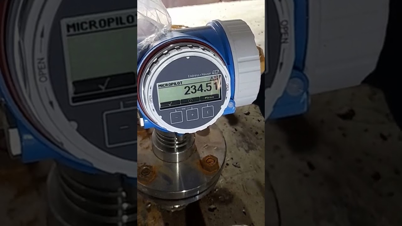 Endress Hauser level transmitter calibration