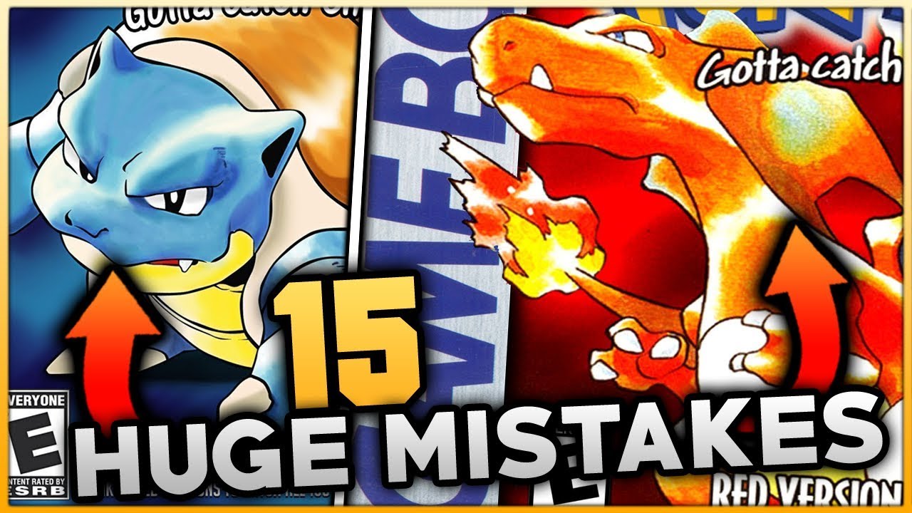15 HUGE Mistakes & Glitches In Pokemon Red And Blue (Generation 1)