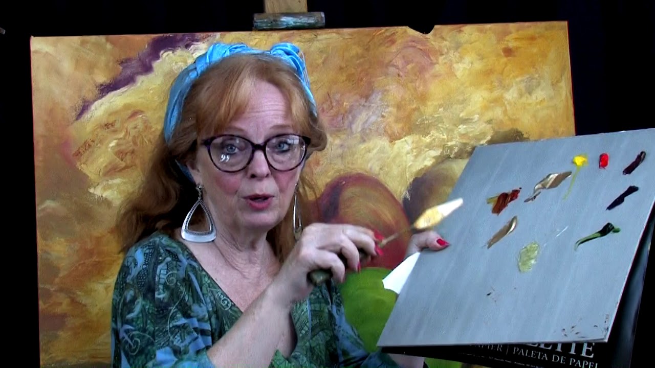 Art Instruction Secrets of Oil painting in Metallic Gold