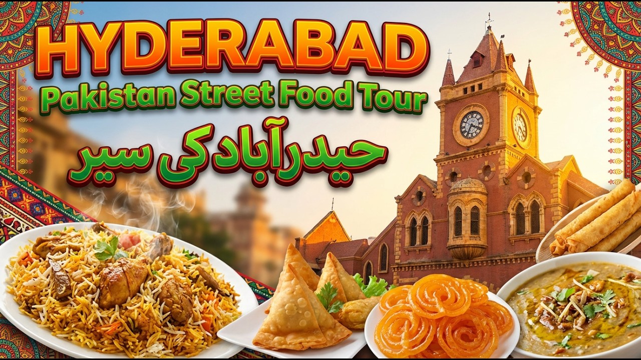 HYDERABAD Pakistan Street Food Tour | Hyderabad Sindh Vlog | حیدرآباد کی سیر | 2025 🚘