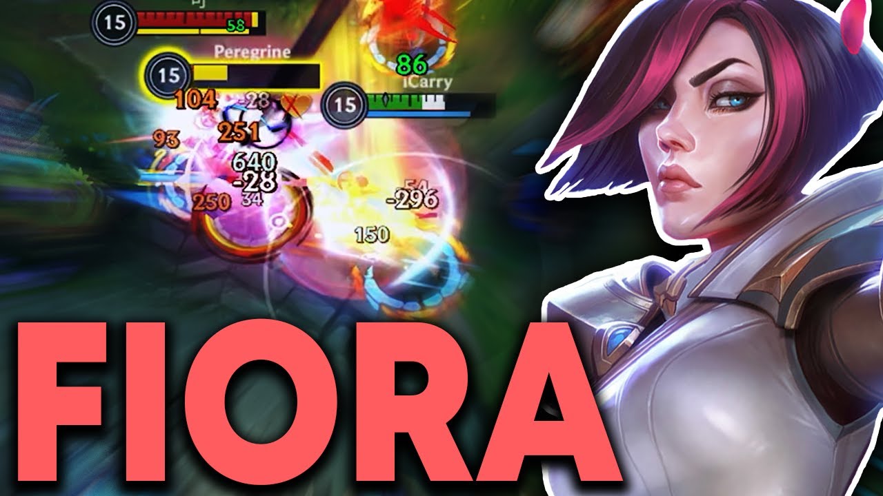 Геймплей Wild Rift Fiora Baron Lane в сезоне 18 (сборка и руны)