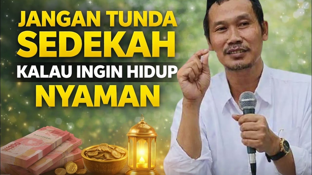 NGAJI GUS BAHA//JANGAN TUNDA SEDEKAH KALAU INGIN HIDUP LEBIH  NYAMAN.