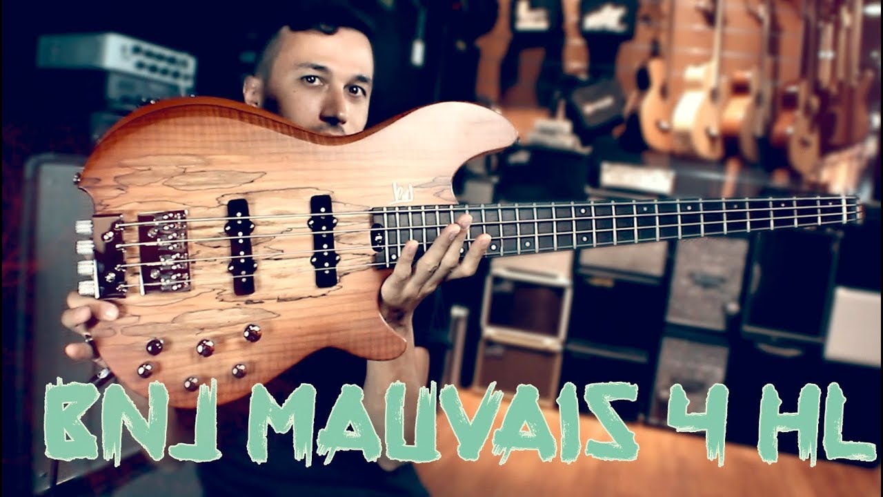 BNJ Mauvais 4 HL - Headless bass Handmade in Italy (ITA)