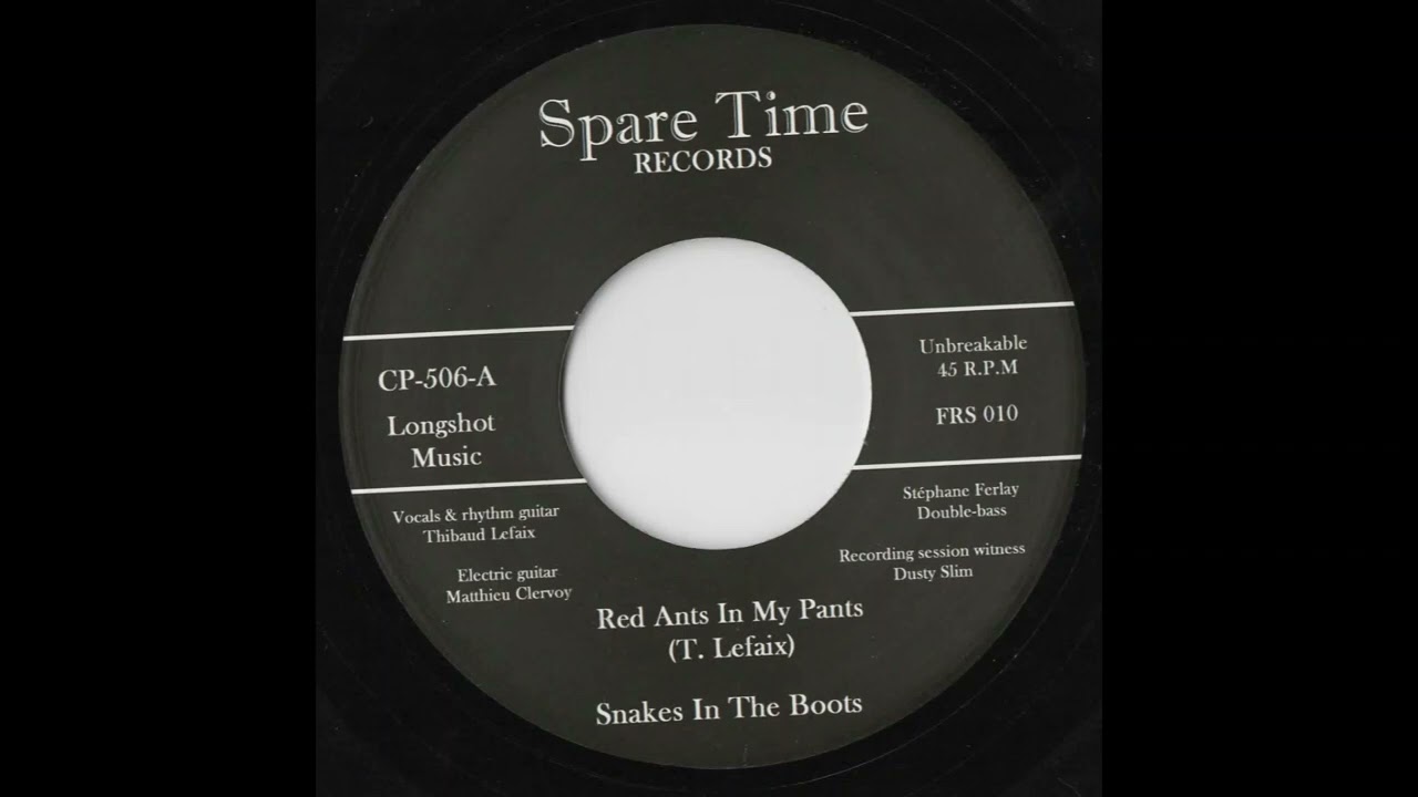 Snakes In The Boots - Red Ants In My Pants / Wild Wild Lover - Spare Time Records CP 506