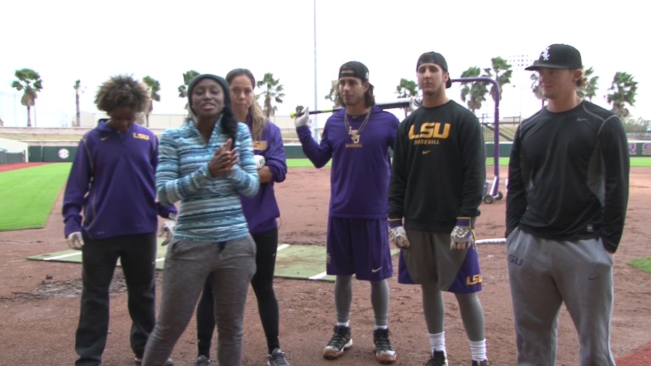 LSU BASEBALL Vs  SOFTBALL - (My way with A.J.)
