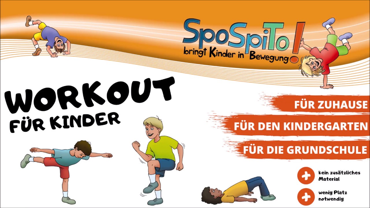 #SportmachtSpa&szlig; | Workout f&uuml;r Kinder | Kindergarten, Grundschule, Zuhause | SpoSpiTo