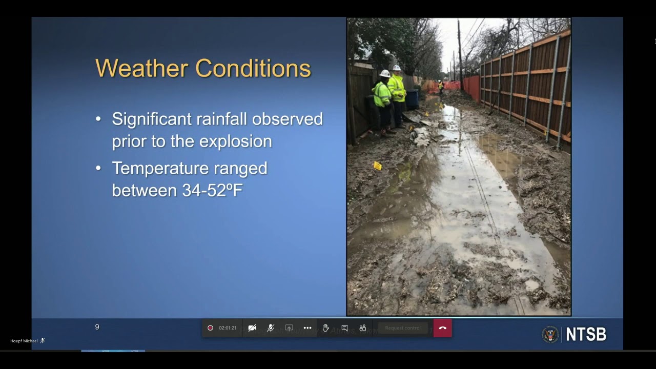 NTSB Board Meeting: Atmos Energy Corporation Natural Gas-Fueled Explosion