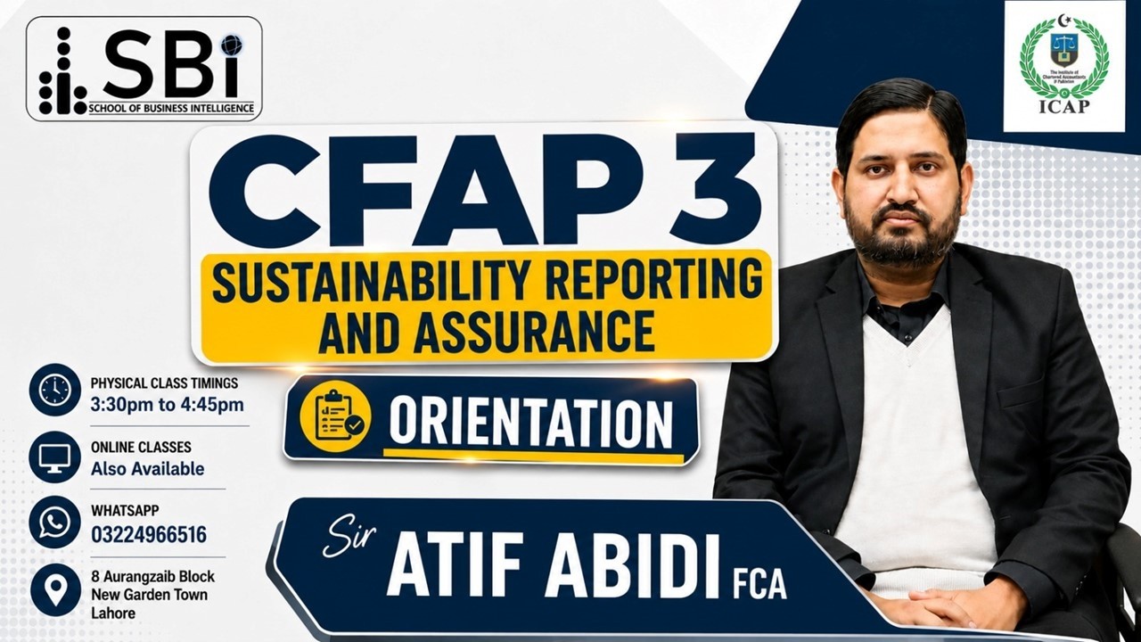 CFAP 03 (How to cope with SRA (Most Important) BY SIR ATIF ABIDI