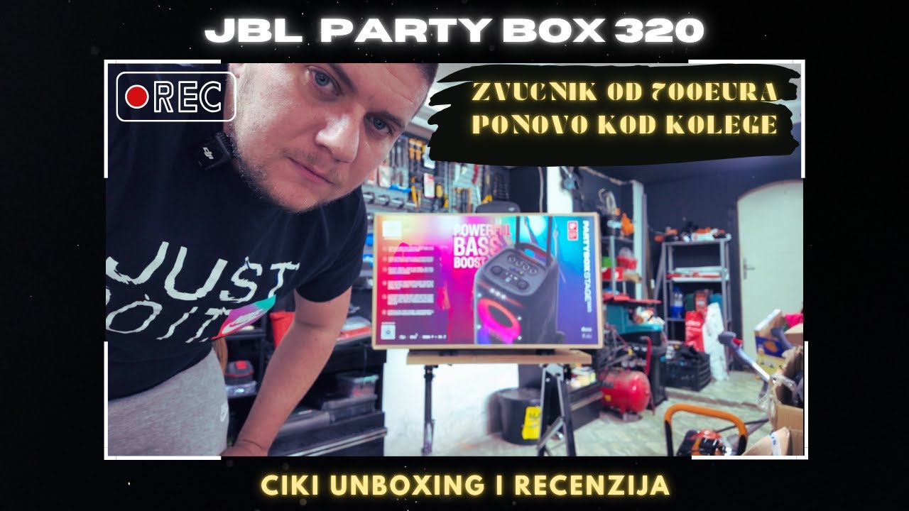 UNBOXING I RECENZIJA ZVUCNIKA 🔴 JBL PARTY BOX 320 🔴