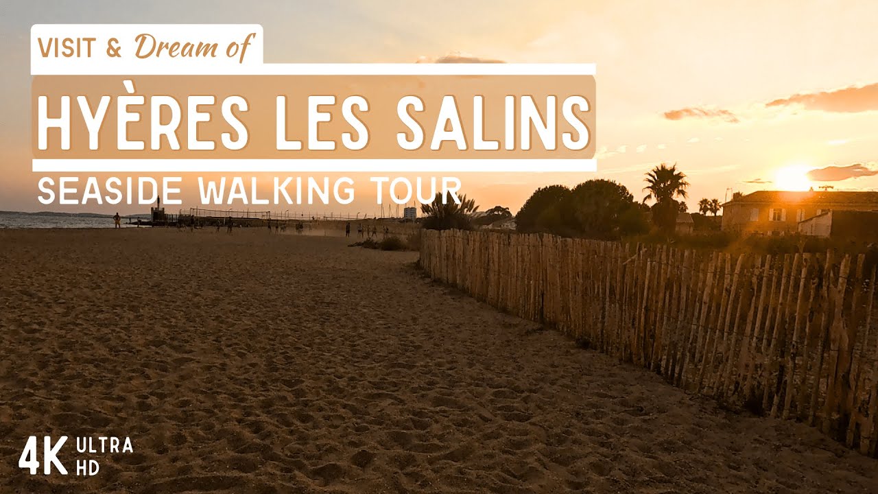 💙HYÈRES, LES SALINS - Natural Mediterranean Sea Side walking Tour, Village & Port - French Riviera