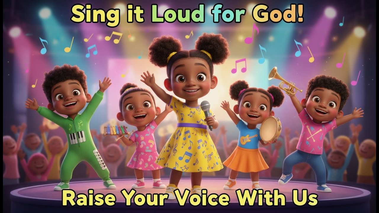 Sing It Out For Lord! #kidsongs #christianparenting  #biblelearning #msflo #kidsworship #halleluyah
