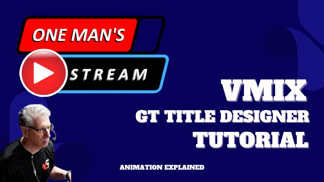 ANIMATED Soccer Player Graphic Created In GT Title Designer |  One Man's Stream Episode 29