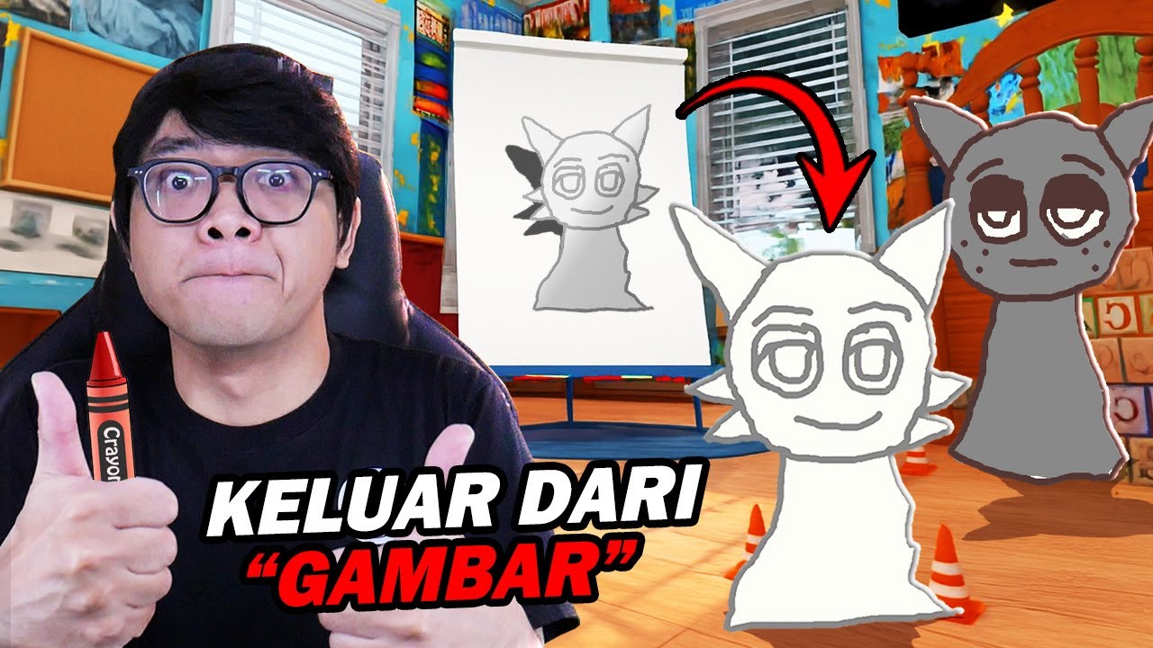 Petualangan Gambar SPRUNKI Hidup Jadi Game Kocak - Sprunki House of Horrors | Part 1