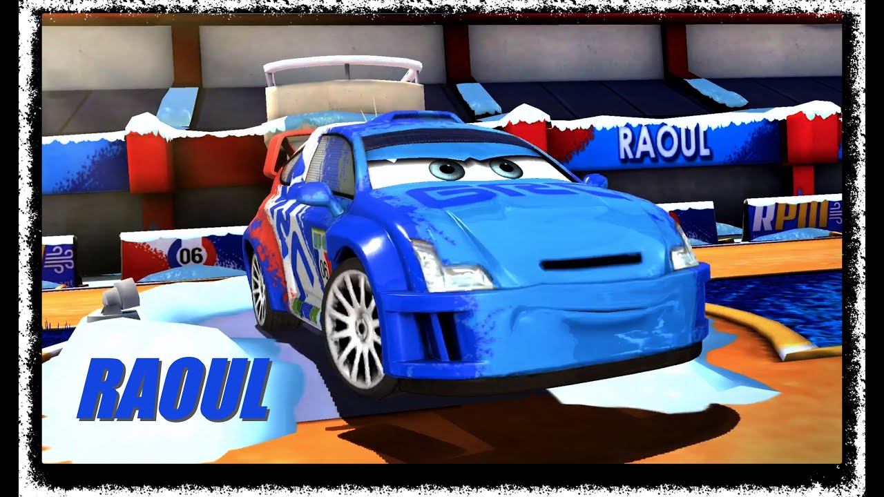 Disney Pixar Cars Fast as Lightning - Raoul Stage 1/4 vs Fillmore, DJ, Flo