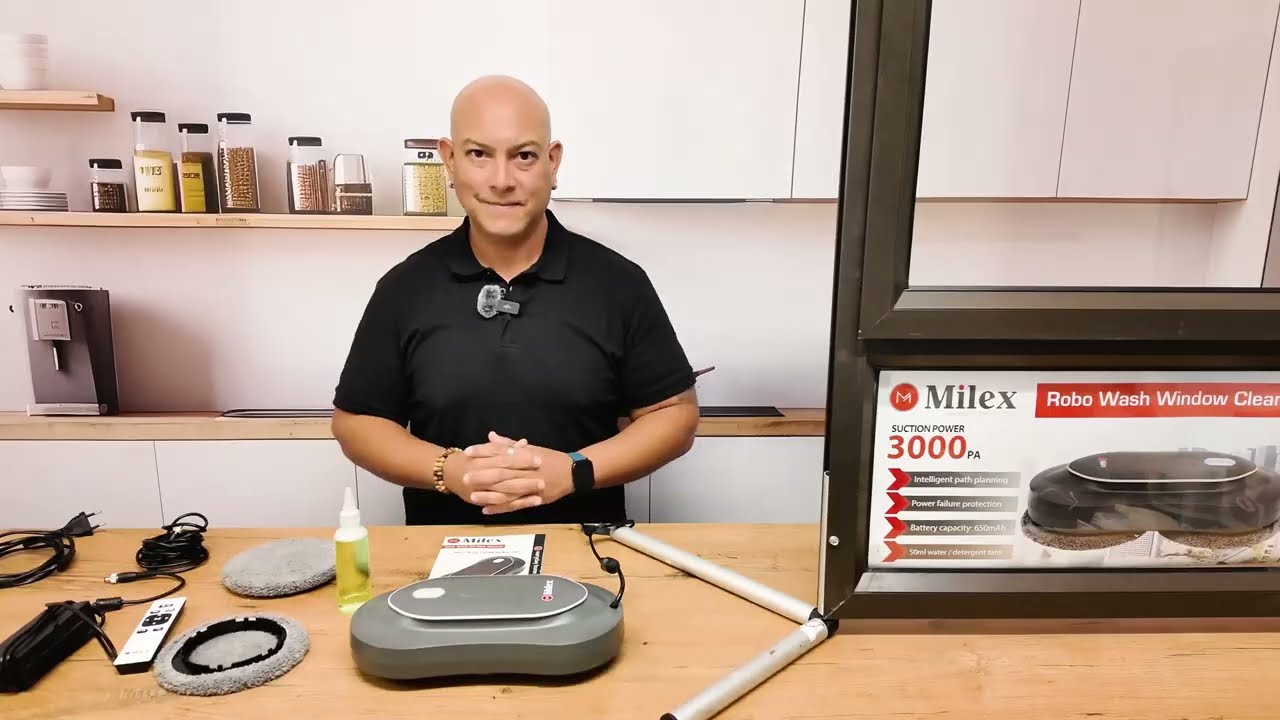 How to use the Milex Robo Wash Window Cleaner?