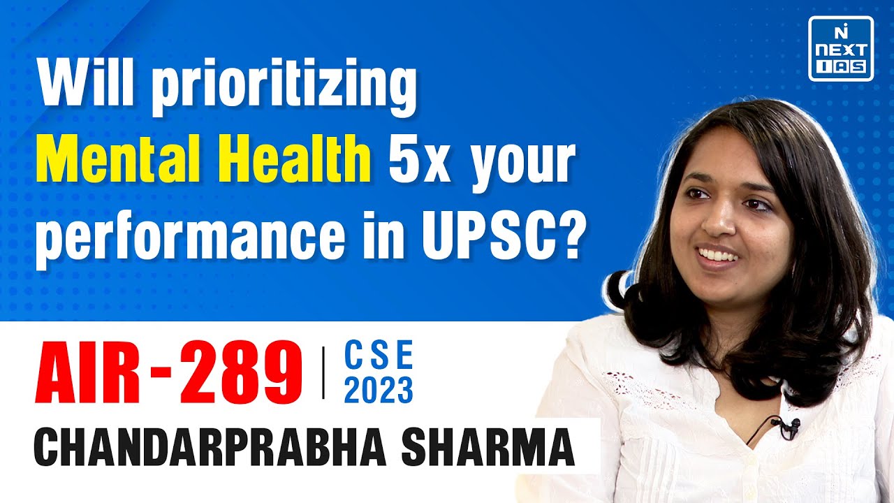 8 Years, 6 Attempts! - Rank 289 Chandarprabha Sharma CSE Topper 2023