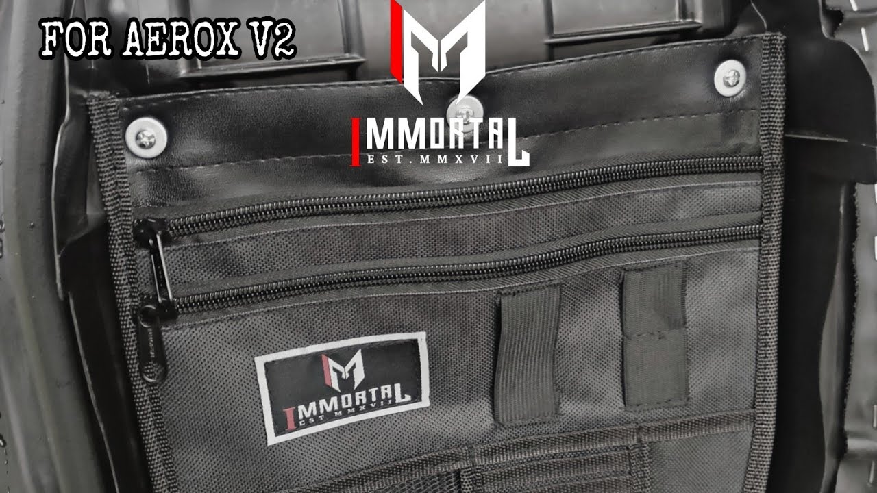 Proper Installation Of Seat Organizer For Aerox V2 | New Immortal Seat Organizer