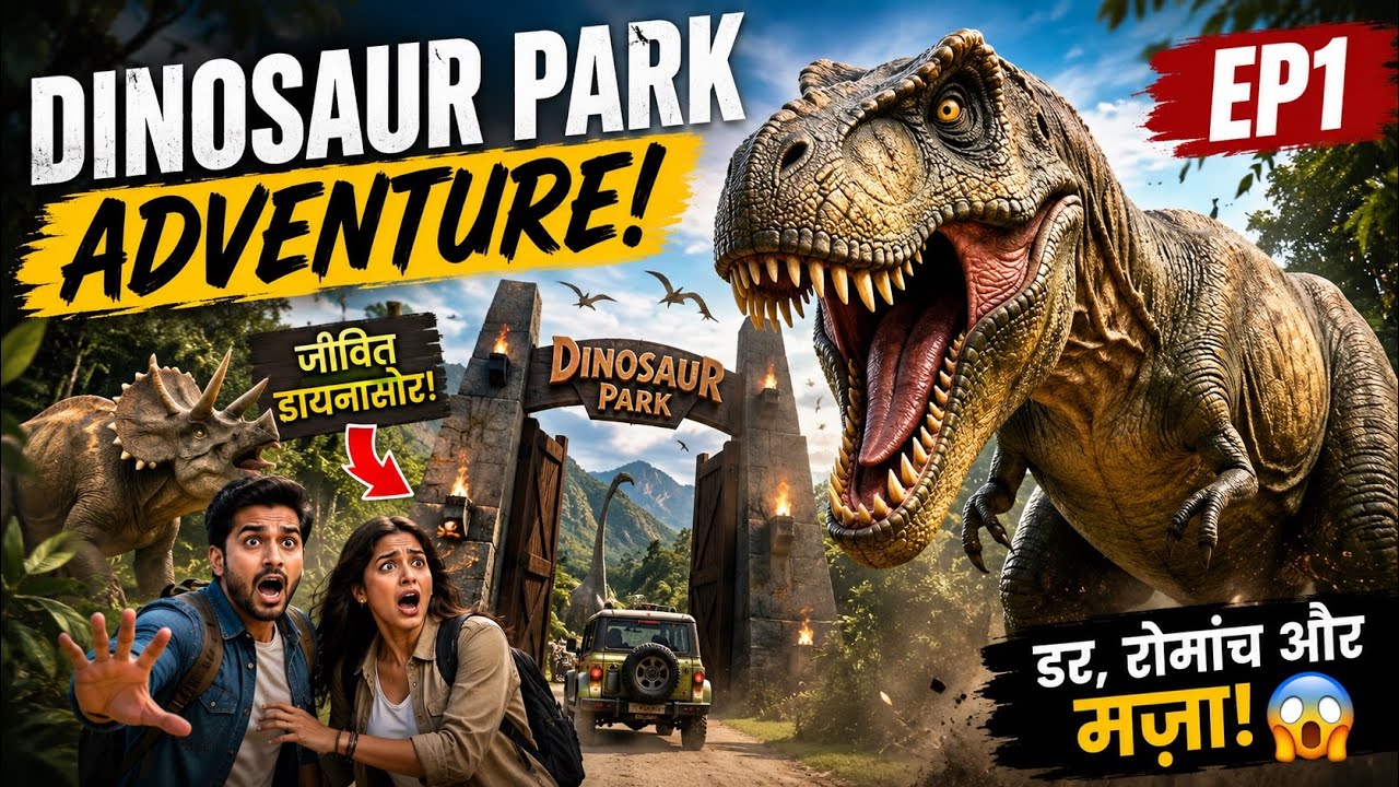 “Dinosaur Park Adventure – A Roaring Experience You Can’t Miss!” #Dubaivlog