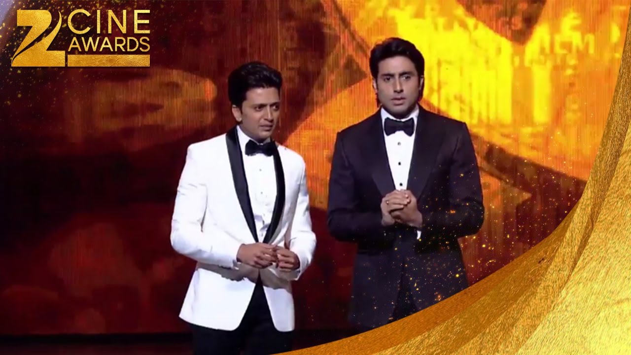 Abhishek & Riteish Funny Zee Cine Awards 2014