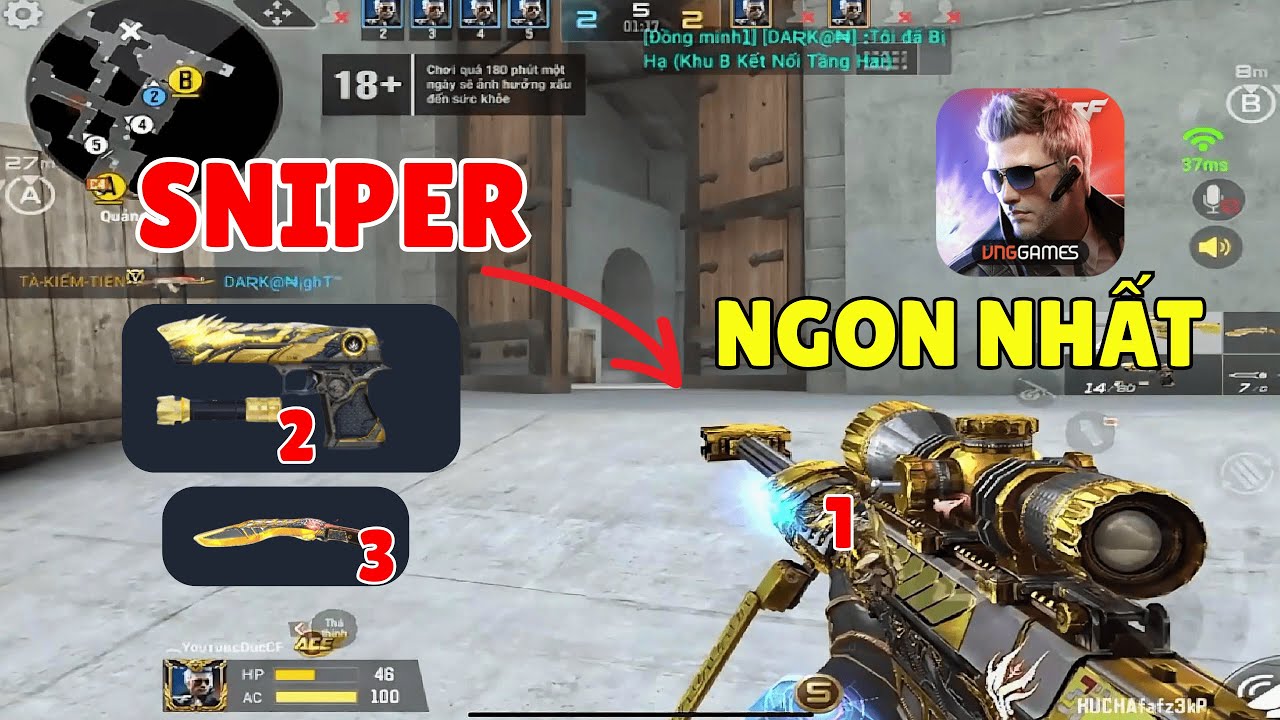 Crossfire Legends | Cầm Barrett M82A1 Noble Gold Sniper Ngon Nhất CF Đẳt Nhất Có Tiền Săn Cũng Khó