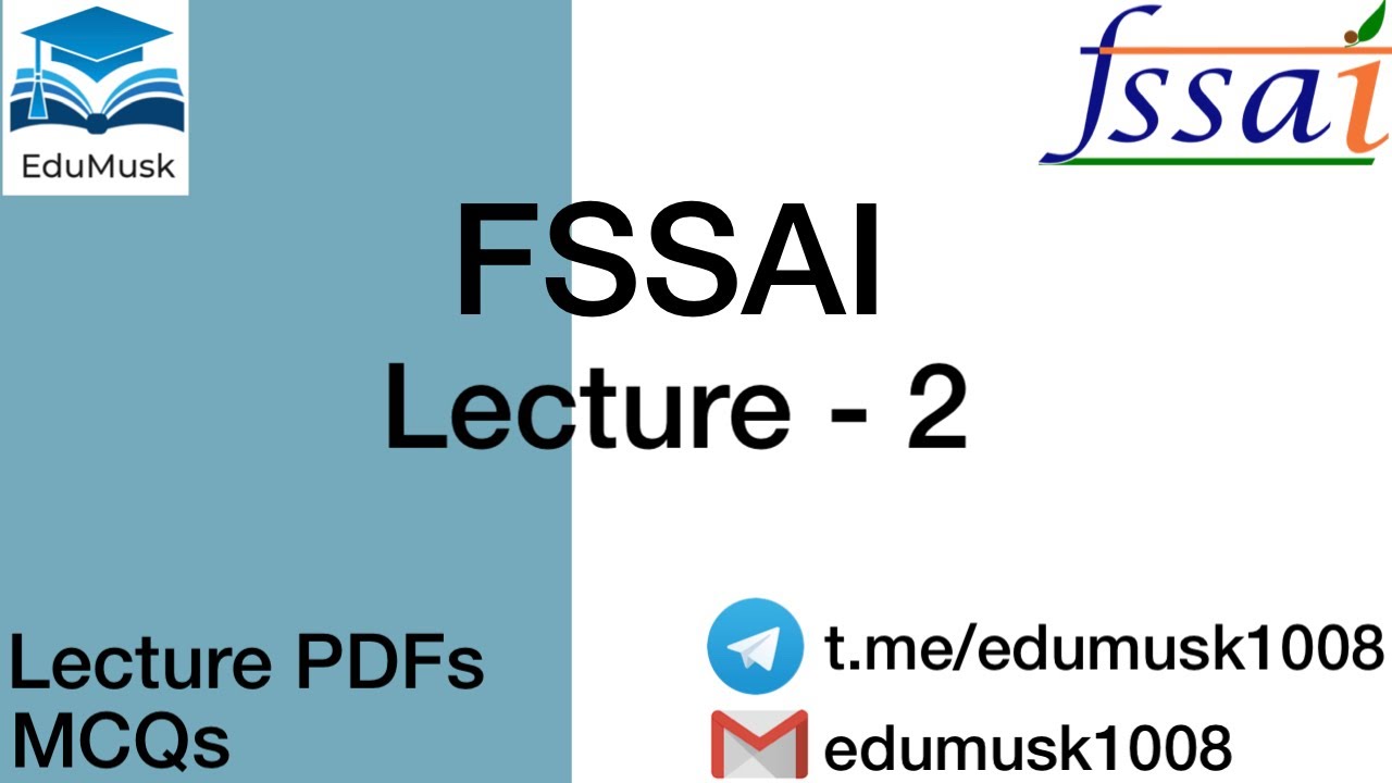FSSAI 2021 | OVERVIEW OF SYSTEMS AND PROCESSES IN STANDARDS | ENFORCEMENT |