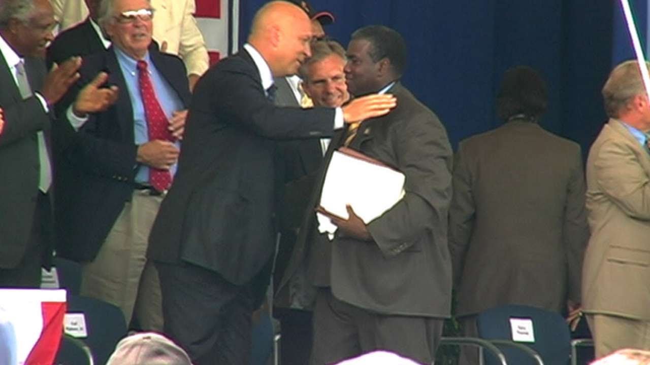 Tony Gwynn gives his Hall of Fame acceptance speech in 2007