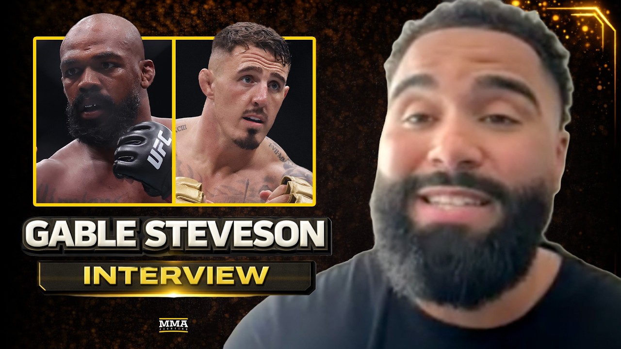 Gable Steveson REACTS to Rumors He's UFC Bound with 1 More Win | MMA Fighting