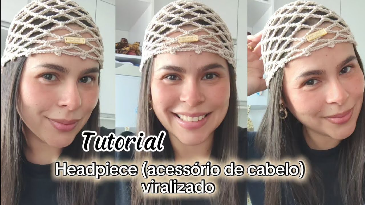 Headpiece de Crochê RÁPIDO e FÁCIL | Usa Pouco Fio e Tá Viral no Brasil! 