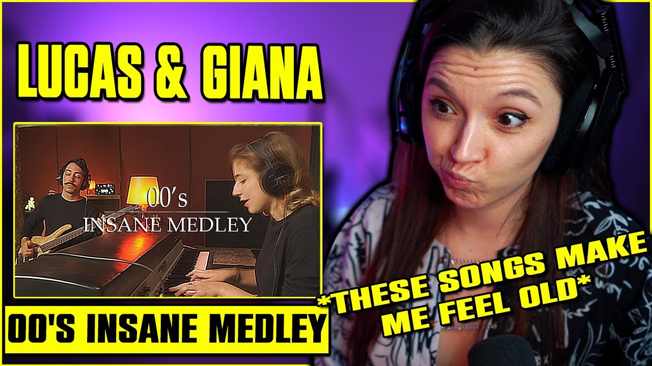 00's insane medley ft. Giana | FIRST TIME REACTION ( All millennials are feeling this )