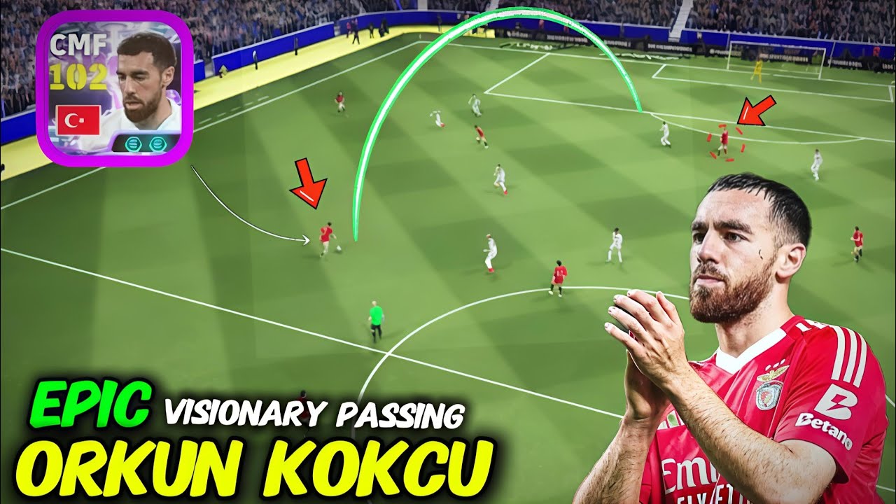 THIS IS WHY VISIONARY PASSING IS IMPORTANT 🤯 103 ORKUN KOKÇÜ REVIEW || IN EFOOTBALL 26 ||