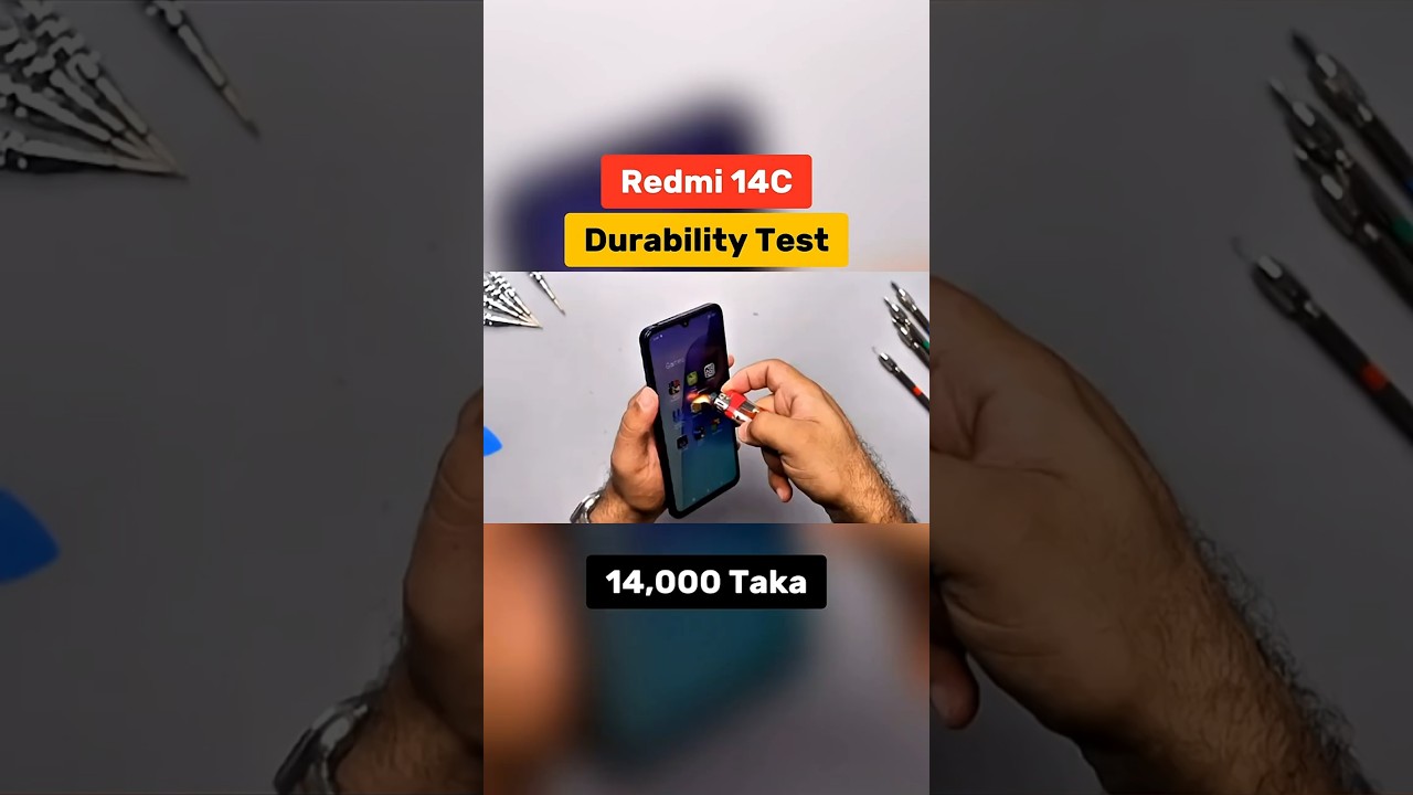 Redmi 14C Drop & Bend Test &ndash; Can This Budget Phone Survive? 😱💪 #redmi14c #xiaomi #shorts