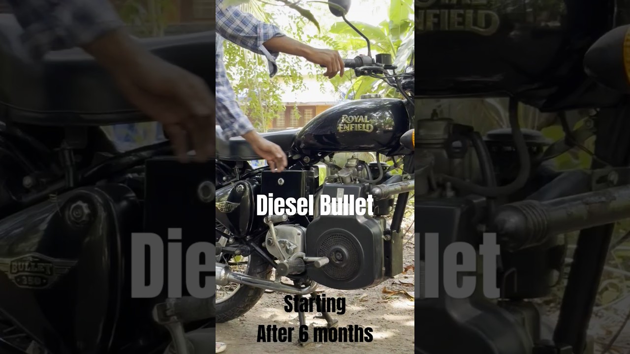 My Diesel Bullet starting after 6 months. 😥🥵 #diesel