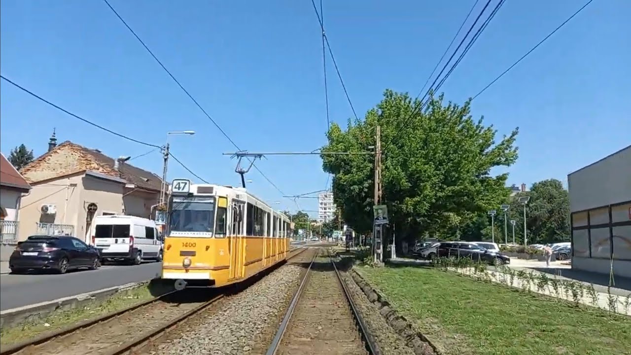 BKV_47-es villamos_Városház tér-Deák F. tér (1366) MENETVIDEÓ