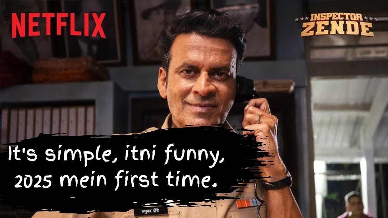 Inspector Zende Review | Manoj Bajpayee, Jim Sarbh, Girija Oak, Chinmay Mandlekar | Netflix Movie