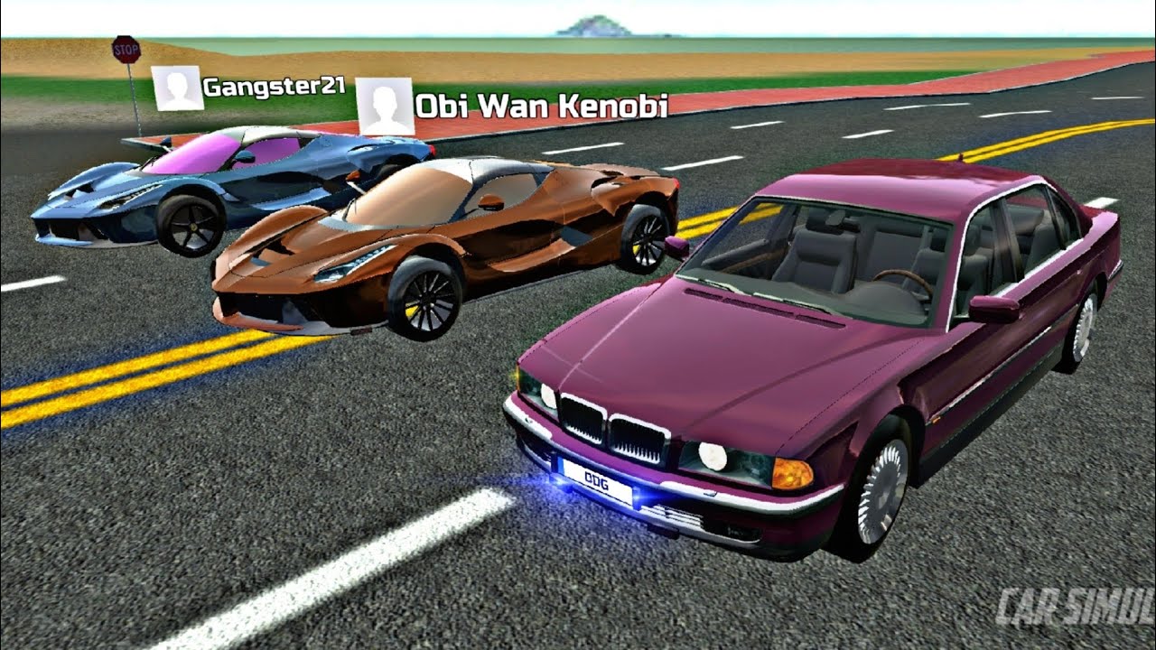 BMW 7 Series E38 Drag Racing - Car Simulator 2 - Driving Gameplay 