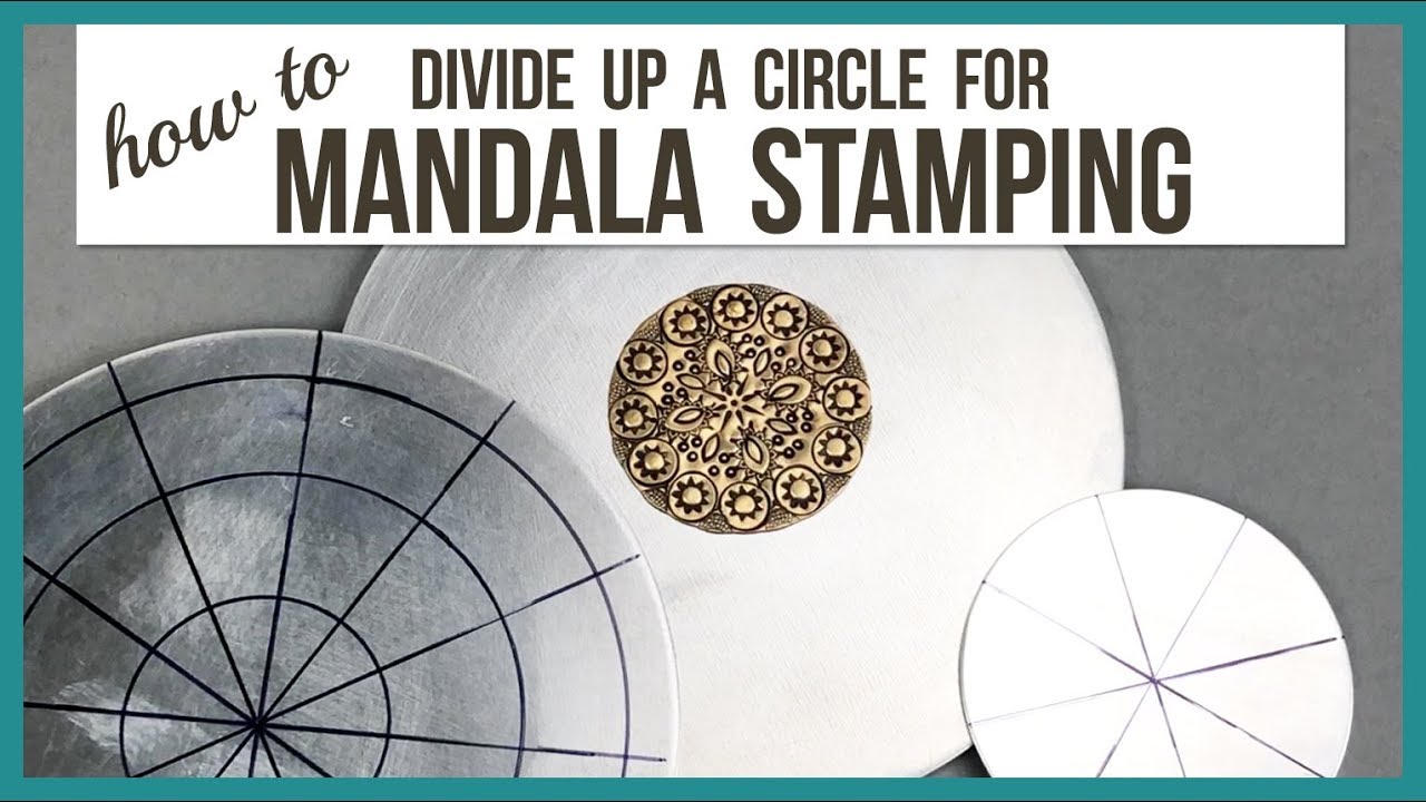 How to Divide up a Circle Blank for Mandala Metal Stamping - Beaducation.com