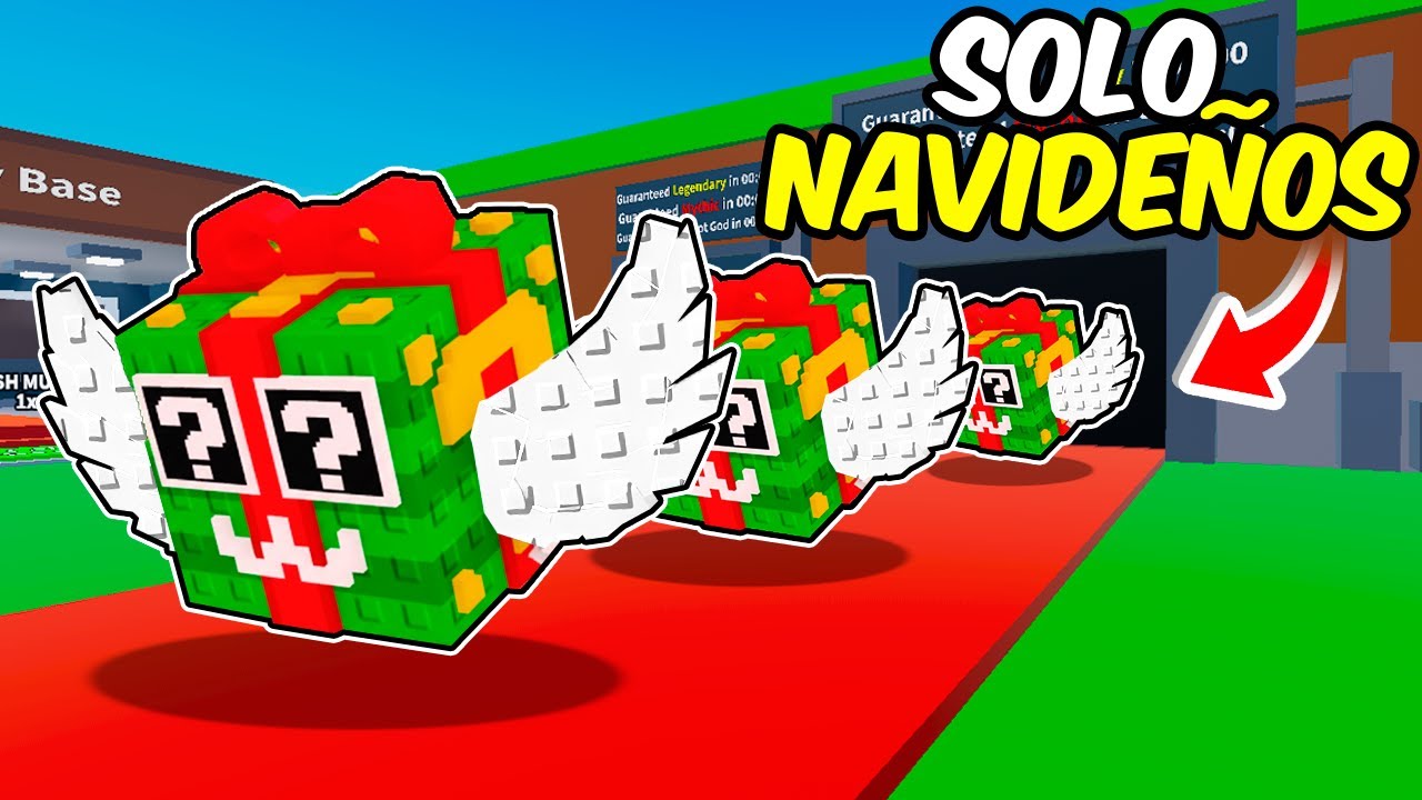 DE $0 a $100 TRILLONES SOLO con LUCKY BLOCKS de NAVIDAD!
